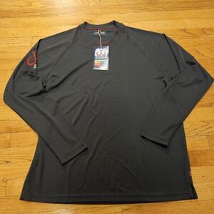 New Montauck Tackle MTC Dry Protect System Men's Grey Long Sleeve Size XL